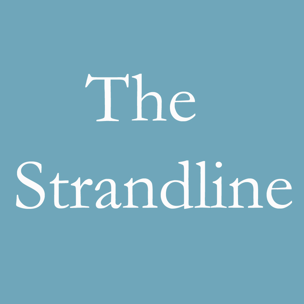 Glass-tonbury Festival TheStrandline LOGO Blue copy - Glass-tonbury Festival